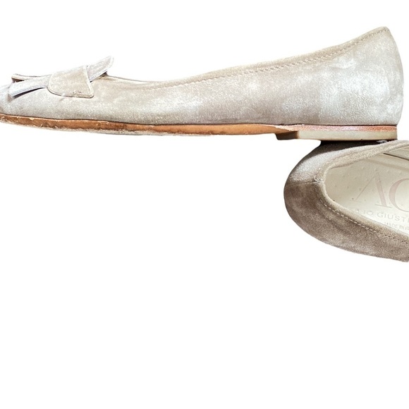 AGL suede flats with tassel preppy classic tailored 6.5 - Picture 2 of 12